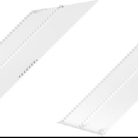 Mexen Velar L vaňová zástena 2-krídlová posuvná 100 x 150 cm, mliečne sklo, biela - 896-100-003-31-20