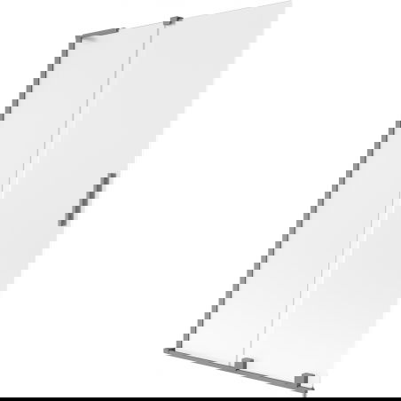 Mexen Velar L vaňová zástenka 2-krídlová zasúvacia 110 x 150 cm, matná, gun metal - 896-110-003-31-95