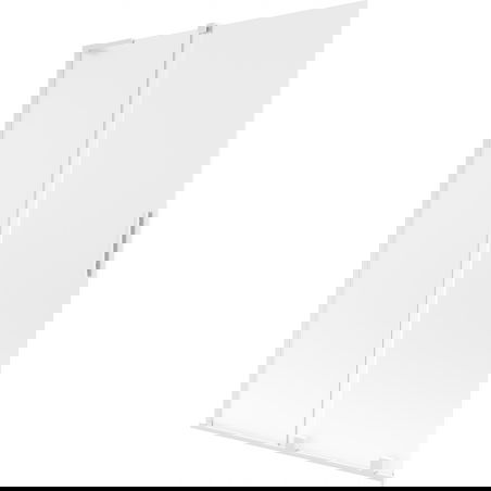 Mexen Velar L sprchová zásteny na vaňu 2-krídlové zasúvacie 120 x 150 cm, matné, biele - 896-120-003-31-20