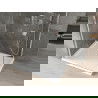 Mexen Omega sprchovací kút posuvný 140 x 100 cm, transparentný, chróm + sprchová vanička Flat - 825-140-100-01-00-4010