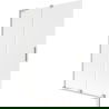 Mexen Velar L vaňový paravan 2-krídlový posuvný 120 x 150 cm, matný, brúsený nikel - 896-120-003-31-97