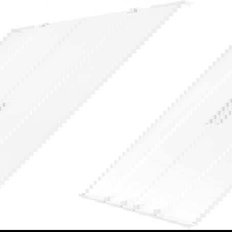 Mexen Velar L Duo vaňová zástena 2-krídlová posuvná 150 x 150 cm, matné sklo, biela - 896-150-003-32-20
