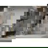 Mexen Lima sprchová kabína, skladacie dvere 70 x 70 cm, transparentnéné, zlatá - 856-070-070-50-00