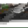Mexen Ben žulový drez 1-komorový s odkvapkávacou plochou pravý 600 x 500 mm, čierny, sifón čierny - 6523605000-77-B