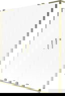 Mexen Velar L Duo vaňová zástena 2-krídlová posuvná 140 x 150 cm, matná, zlatá kartáčovaná - 896-140-003-32-55