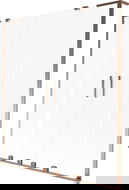 Mexen Velar L Duo vaňová zástenka 2-krídlová posuvná 140 x 150 cm, mrazivá, ružové zlato - 896-140-003-32-60