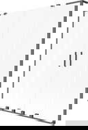 Mexen Velar L Duo vaňová zástena 2-krídlová posuvná 140 x 150 cm, mrazená, gun metal - 896-140-003-32-95