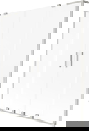 Mexen Velar L Duo sprchový záves 2-dielny posuvný 140 x 150 cm, matný, kartáčovaný nikel - 896-140-003-32-97