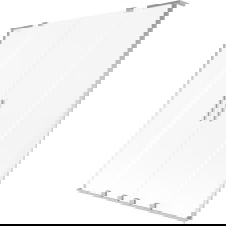 Mexen Velar L Duo vaňová zástenka 2-krídla posuvná 160 x 150 cm, matná chróm - 896-160-003-32-01
