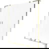 Mexen Velar L Duo vaňová zástena 2-krídlová posuvná 160 x 150 cm, matná, zlatá - 896-160-003-32-50