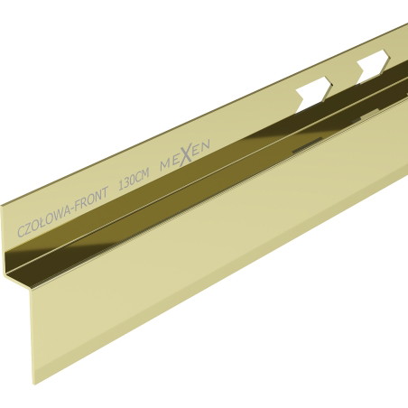 Mexen Line-B predná sprchová lišta 130 cm, zlatá - 185003130U