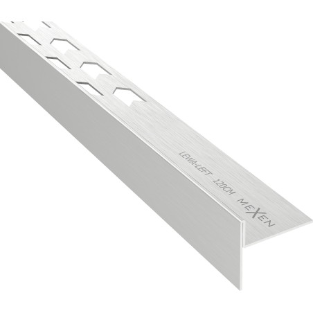 Mexen Line-B klesniaca lišta podlahová 120 cm ľavá, inox - 181001120L
