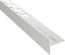 Mexen Line-B podlahová spádová lišta 120 cm ľavá, inox - 181001120L
