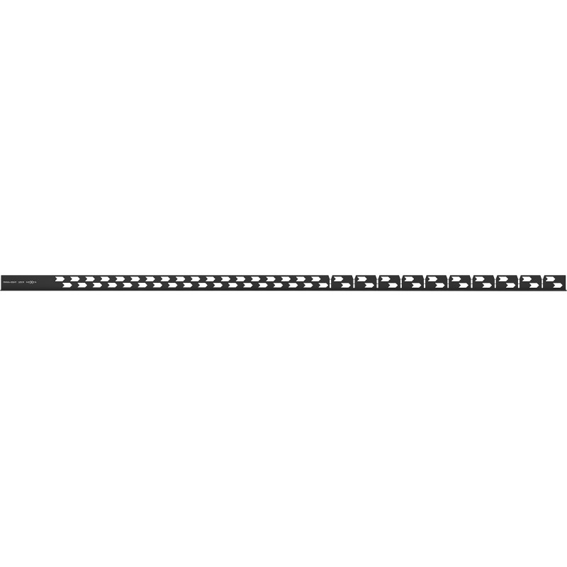 Mexen Line-B podlahová spádová lišta 120 cm pravá, čierna - 187001120R