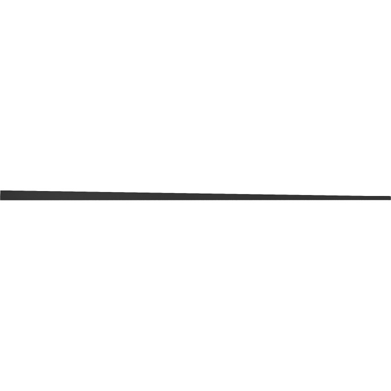 Mexen Line-B podlahová spádová lišta 120 cm pravá, čierna - 187001120R