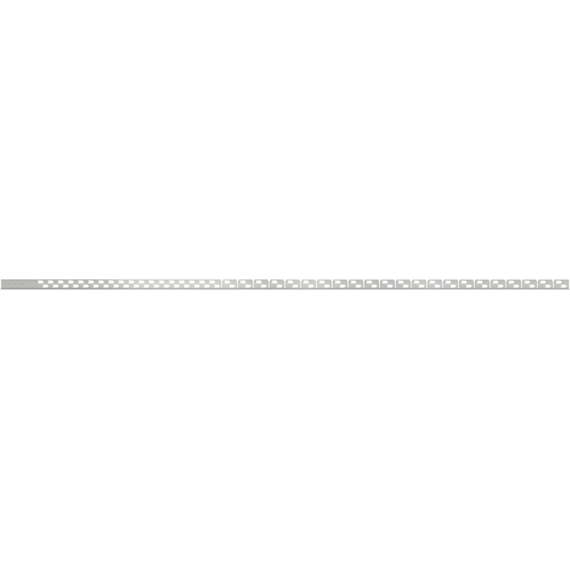 Mexen Line-B podlahová lišta so sklonom 180 cm pravá, inox - 181001180R