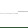 Mexen Line-B spádová lišta na sklo 120 cm pravá, inox - 181004120R