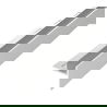 Mexen Line-B spádová lišta na sklo 120 cm pravá, inox - 181004120R