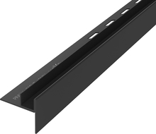 Mexen Line-B spádová lišta na sklo 120 cm pravá, čierna - 187004120R