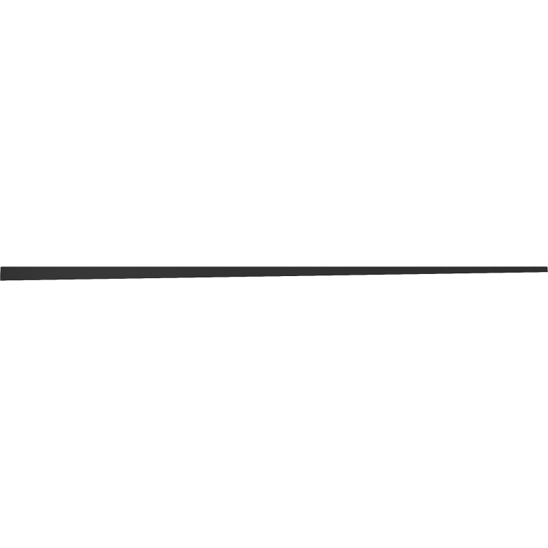 Mexen Line-B spádová lišta na sklo 120 cm pravá, čierna - 187004120R