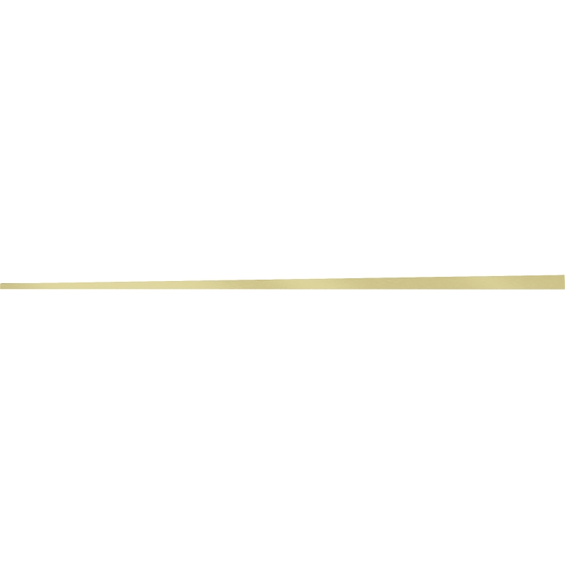 Mexen Line-B lišta spádová na sklo 120 cm ľavá, zlatý kartáč - 185504120L