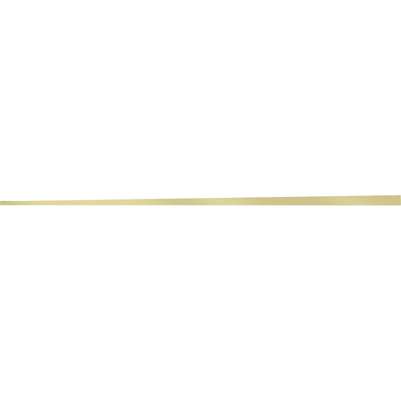 Mexen Line-B spádová lišta na sklo 120 cm ľavá, zlatá kefa - 185504120L