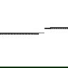 Mexen Line-B sklonová lišta pre sklo 120 cm ľavá, čierna - 187004120L