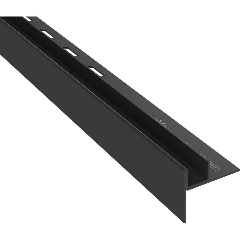 Mexen Line-B sklonová lišta pre sklo 120 cm ľavá, čierna - 187004120L