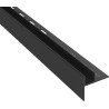Mexen Line-B šikmá lišta na sklo 120 cm ľavá, čierna - 187004120L