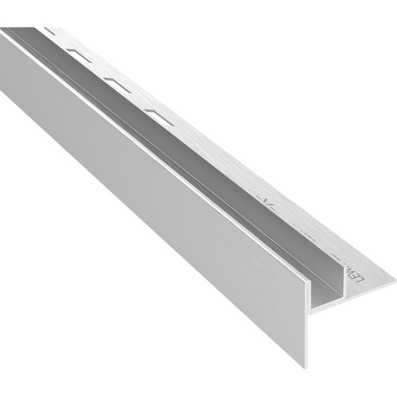 Mexen Line-B spádová lišta na sklo 180 cm ľavá, inox - 181004180L