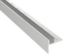 Mexen Line-B spádová lišta na sklo 180 cm ľavá, inox - 181004180L