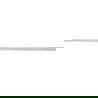 Mexen Line-B nástenná lišta 120 cm ľavá, inox - 181002120L