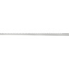 Mexen Line-B strapec na stenu 120 cm, ľavý, inox - 181002120L