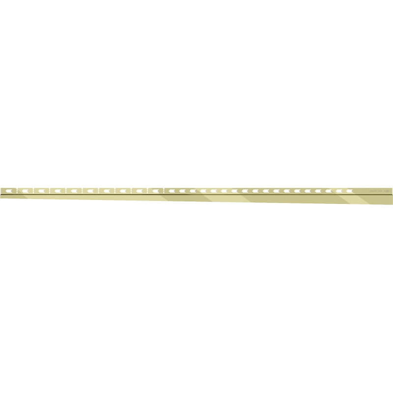 Mexen Line-B lišty spádové stenové 120 cm ľavé, zlaté - 185002120L