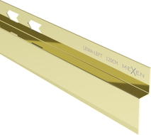 Mexen Line-B lišty spádové stenové 120 cm ľavé, zlaté - 185002120L
