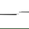 Mexen Line-B bočná lišta 120 cm ľavá, čierna - 187002120L