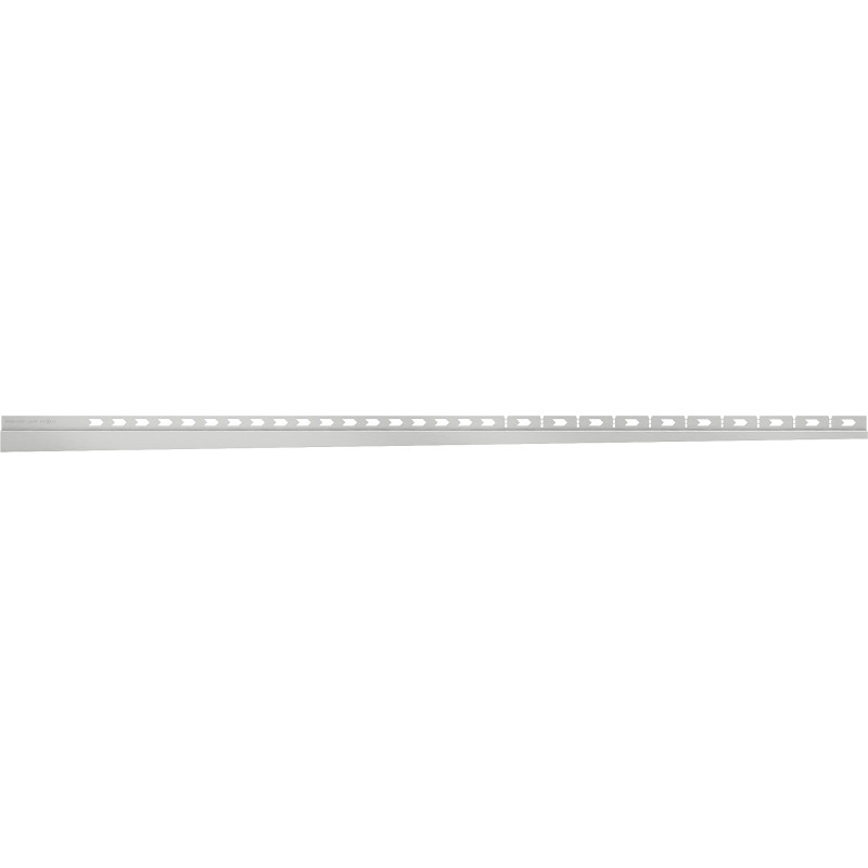 Mexen Line-B nábehová lišta pri stene 120 cm pravá, inox - 181002120R