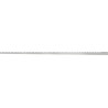 Mexen Line-B lišty spadková pri stene 180 cm ľavá, inox - 181002180L