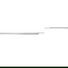 Mexen Line-B stenová lišta spádová 180 cm ľavá, nerez - 181002180L