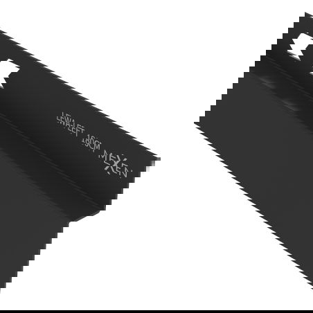 Mexen Line-B nástenná odkvapová lišta 180 cm ľavá, čierna - 187002180L