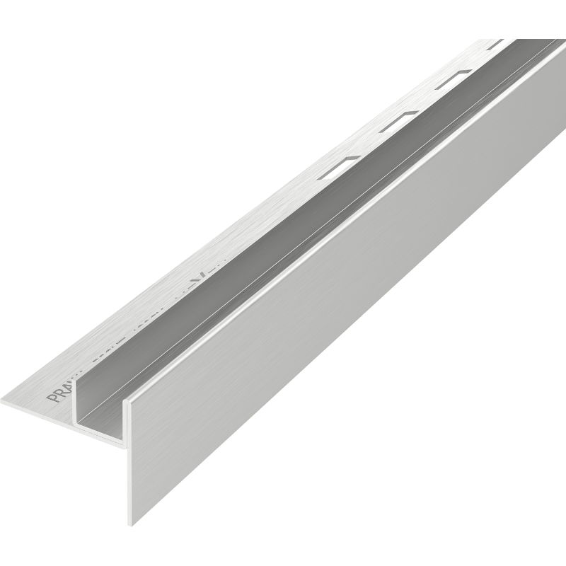Mexen Line-B spádová lišta do skla 180 cm pravá, inox - 181004180R