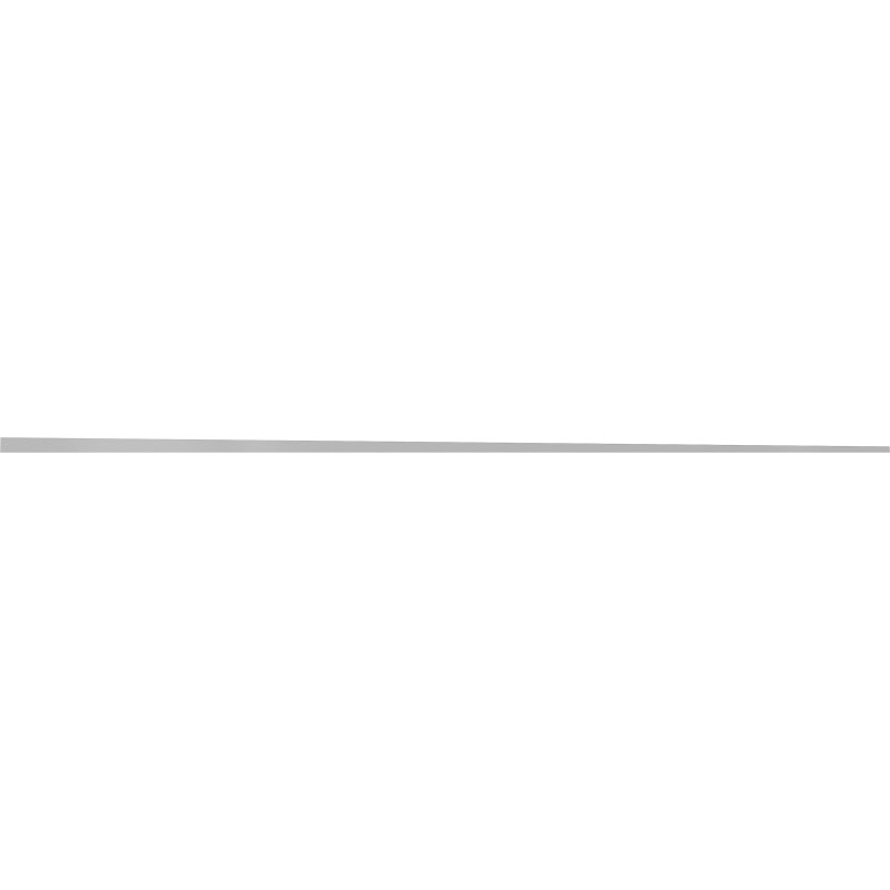 Mexen Line-B odkvapová lišta na sklo 180 cm pravá, inox - 181004180R