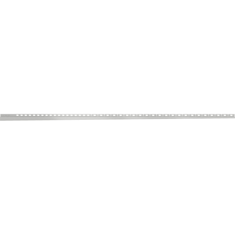 Mexen Line-B lišta so sklonom pri stene 180 cm pravá, inox - 181002180R