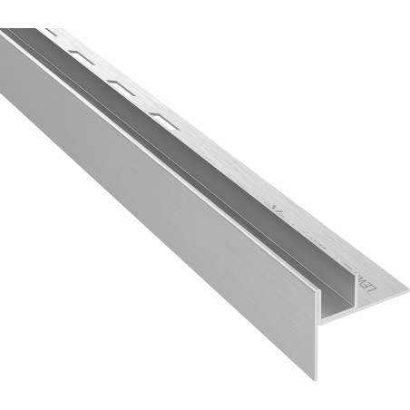 Mexen Line-B spádová lišta na sklo 120 cm ľavá, inox - 181004120L