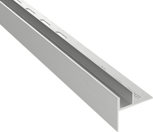 Mexen Line-B lišta spádová pre sklo 120 cm ľavá, inox - 181004120L