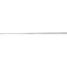 Mexen Line-B spádová lišta na sklo 120 cm ľavá, inox - 181004120L