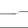 Mexen Line-B podlahová spádová lišta 120 cm ľavá, čierna - 187001120L