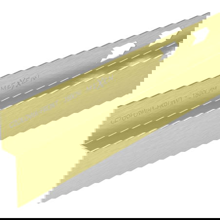 Mexen Line-B čelná sprchová lišta 180 cm, zlatá kartáčovaná - 185503180U