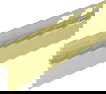 Mexen Line-B nástenná lišta so sklonom 180 cm pravá, zlatá kartáčovaná - 185502180R