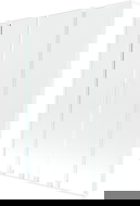 Mexen Velar L Duo vaňová zábrana 2-krídlový rozťahovací 140 x 150 cm, transparentný, biely - 896-140-003-02-20